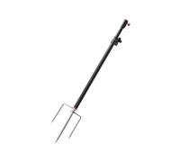 Oshhni Floor Fishing Rod Holder, Multifunctional Heavy Duty Adjustable Portable Stable Fishing Rod Rack for Camping Picnic, Black