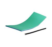 Oshhni Foam Floating Pool Mattress, Ideal for The Beach, Or to Enjoy During, Green Blue