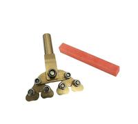 Oshhni Guitar Fractal Fret Press Repair Tool Professional COMPACT LIGHTWEIGHT ACCESSORIES LETTERS FRET FIRE INSTALLATION TOOL for COURVATURE, Red Polishing Tool
