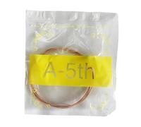 Oshhni Guitar Strings, Red Copper Strings, Stainless Steel, Parts Professional Acoustic Guitar Strings Classic for Folk Guitarists, 5 Strings