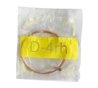 Oshhni Guitar Strings, Red Copper Strings, Stainless Steel, Parts Professional Acoustic Guitar Strings Classic for Folk Guitarists, 4 Strings
