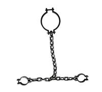 Oshhni Halloween Chains - Costume Props, Versatile Fake Wrist Restraints with Chain, Halloween Restraints for Role-playing Games