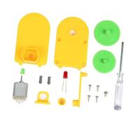 Oshhni Hand Crank Electric Generator Kit, Physics Teaching Aid, Practical Ability, Portable Hand Crank Power Generator