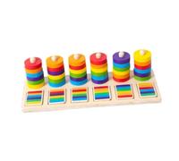 Oshhni Hanoi Puzzle, Brain Teaser From, Home Activities, Parties, Colorful, Educational Gift, Girls, Toddlers,