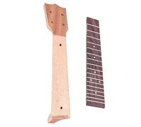 Oshhni High Quality Wooden Ukulele Neck + Fingerboard Fretboard for 21 23 26 Inch Concert Ukulele DIY, 23 inch