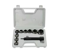 Oshhni Hole Punch Set, Hollow Hole Punch Set, Practical Hand Tool, Multifunctional Leather Craft for Cardboard Clothing