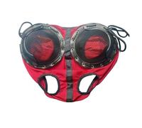 Oshhni Horse Glasses Turn for Horses Premium Riding Glasses Protection Network, Red