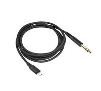 Oshhni Instrument Cable Musical Instrument AUX Cable 1/4in Stereo AUX Audio Cable Guitar Cable for Mixer, 200cm