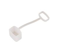 Oshhni Kazoo Mouthpiece Silicone Cover,Dustcover Mouth Guard Kazoo Flute Protection for Birthday, White