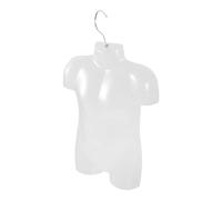 Oshhni Kid Mannequin Torso, Children Half Body Mannequin, Half Body Dress Form, Baby Clothing Model, Child Mannequin Baby Outfits Mannequin Clothes Hanger, Clothing Display Rack for Retail and Shop