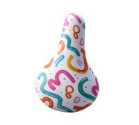 Oshhni Kids Bike Saddle Seat Bike Saddle for Kids Comfortable for Riding Biking, Colorful lines