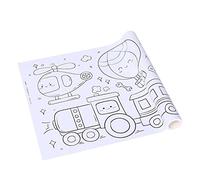 Oshhni Kids Coloring Poster Paper 12 X 118 Inch Accessories Development Hand Eye Coordination Indoor Or Outdoor Birthday Gift, Vehicle