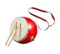 Oshhni Kids Waist Drum, Children Waist Drums, Rhythm with Drum Sticks Percussion Instruments, Traditional Chinese Drums Hand Drum, round waist drum
