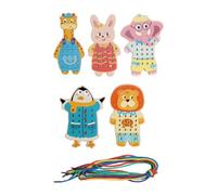 Oshhni Lacing Cards, Sewing Kit, Threading Activity, Developing Imagination for Preschool Children And, Sewing Cards From, Style A