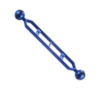 Oshhni Lightweight, Wear-resistant, Double-ball Joint Aluminum Alloy Extension Arm for Diving Camera, 9 Inch, Video Light, Blue
