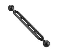 Oshhni Lightweight, Wear-resistant, Double-ball Joint Aluminum Alloy Extension Arm for Diving Camera, 9 Inch, Video Light, Black