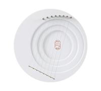 Oshhni Lyra Harps, 8 String Orchestra String Instrument, Soft Sound, Portable Lyra Harps, Moon Lyre, for Learning Practical Skills on Stage, white