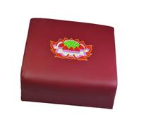 Oshhni Meditation Bench, Kneeling Prayer Cushion for Women And Men, Portable Meditation Cushion for Studio, Living Room, Printed Lotus