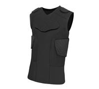 Oshhni Men's Chest Protector Vest, Comfortable, Lightweight, Compression Shirt for Baseball, Rugby, Softball, S