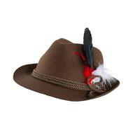 Oshhni Men's Fedora Hat Cosplay, Male Homburg Hat for Events, Costumes, Cocktail Party