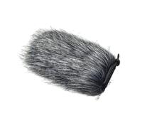 Oshhni Mic Furry Wind Cover Mic Windjammer Pop Fliter Microphone Cover for Outdoor Use Interview, 14CM