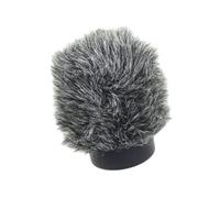 Oshhni Mic Furry Windscreen Pop Fliter Soft Convenient Use Windproof Lightweight Wind Shield Wind Screen for Outdoor Use Interview, 5CM