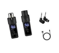 Oshhni Microphone Transmitter Receiver Microphone Adapter Digital Display Microphone System Rechargeable, 1 Transmit