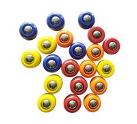 Oshhni Mini Shuffleboard Pucks Set Indoor Shuffleboard Games Pucks Shuffleboard Rollers Set, 20Pcs 2x1.56cm