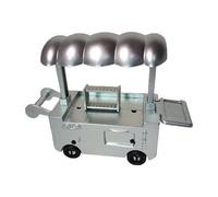 Oshhni Miniature Barbecue Cart, Mini Barbecue Cart Model, Role-playing Dollhouse Accessory, Simulation for Micro Landscape Decoration