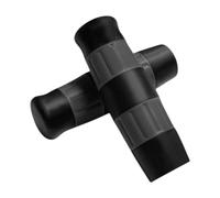 Oshhni Motorcycle Handle Grips Easy to Install for 1 inch Handlebars Ergonomic TPU High Performance Handlebar Covers Comfortable, Black Gray