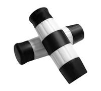 Oshhni Motorcycle Handle Grips Easy to Install for 1 inch Handlebars Ergonomic TPU High Performance Handlebar Covers Comfortable, Black White
