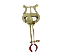 Oshhni Music Sheet Holder for Marching Band Metal Clip for Instruments, Gold Red