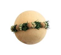 Oshhni Newborn Flower Sting Strap 0-6 Months Hair Band Gift Adjustable Photography Flower Crown Headgear for Party Birthday Infants, Style D