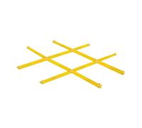 Oshhni Outdoor -toe Game, Portable 120 X 120 Cm Tossing Game with Stakes, yellow A