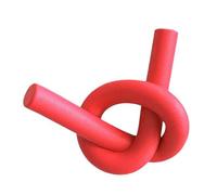 Oshhni Pool Noodle Float, Foam Swim Noodle Sticks, Swimming Tool, Hollow Water Toy, Training Aid, Red