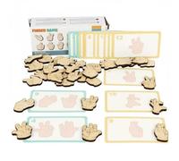 Oshhni Preschool Educational Blocks Wooden Matching Game Fine Motor Skill Development Cognitive Activity Suitable for Children Parent-Child Engagement