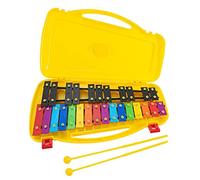 Oshhni Professional 27 Note Xylophone Perfectly Gift and Two Mallets with Case Glockenspiel for Toddlers Baby Children Preschool Musical Instrument, Colorful