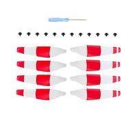 Oshhni Propellers Props Blade Replacement for Mini 3Pro, Accessory Easy to Mount Premium Material Higher Accuracy, Red White