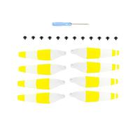 Oshhni Propellers Props Blade Replacement for Mini 3Pro, Accessory Easy to Mount Premium Material Higher Accuracy, Yellow White