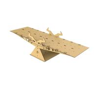Oshhni RC Bridge Obstacle, Challenge Obstacle Model Bridge, Simulation Desktop Climbing Vehicle Prop for RC Crawler Car Crawler Accessory, M