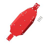 Oshhni RC Car Chassis Plate, RC Model Vehicle Repair Parts for Los00007, 1:24 Scale, Red