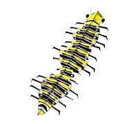 Oshhni Realistic Animal Kite, Easy to Fly, Windsock Toy, Dynamic Beach Kite for Games, Walks, Yellow