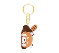 Oshhni Red Panda Keychain Animal Key Chain for Birthday Thanksgiving, 3.3cmx5.3cm