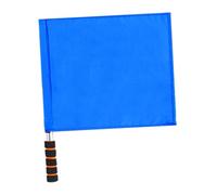 Oshhni Referee Flag, Signal Flag Blue Flag Lightweight Multifunctional Hand Flag Traffic Security Flag for Traffic Football Field