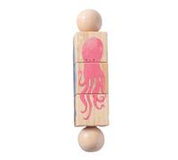 Oshhni Rotating Wooden Toy: Rotating Block for Playing, Recognizing, Developing Strategic Thinking, Brain Teaser And Girls, Style B