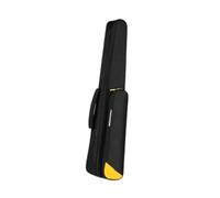 Oshhni Sax Clarinet Bag Single-shoulder Bag Abrasion-resistant Digital Wind Instrument Backpack for Protects Musical Instruments, Black with yellow