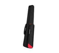 Oshhni Sax Clarinet Bag Single-shoulder Bag Abrasion-resistant Digital Wind Instrument Backpack for Protects Musical Instruments, Black with red