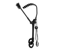 Oshhni Saxophone Shoulder Strap, Aluminum Saxophone Holder Sax Strap, Sax Neck Hanging Belt for Live, black