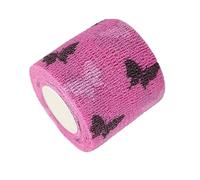 Oshhni Self Adherent Elastic Bandage Pet Tape 177inch Support Pads Cohesive Bandages Sports Wrap Tape for Dogs Paws Birds Sports Finger Workout, Light Pink