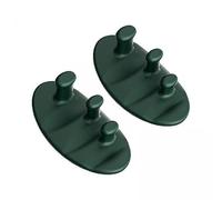 Oshhni Set of 2 Weightlifting Grips, Non-Slip Silicone Hand Grips, Palm Protectors, Pads, Exercise Grip Pads, Easy to Clean, Portable, 3 Pcs